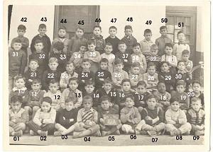ECOLE MARCEAU GARCONS 1952 CP